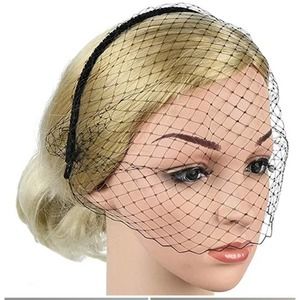 Birdcage veil, small veil, hair accessory
